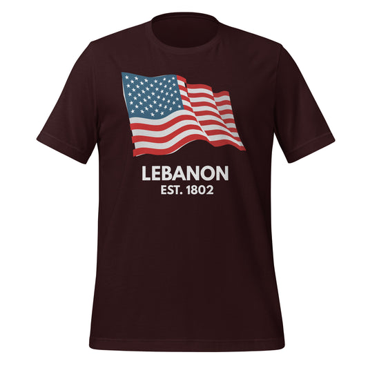 Lebanon Ohio USA Short Sleeve Unisex t-shirt Lebanon Ohio USA Short Sleeve Unisex t-shirt