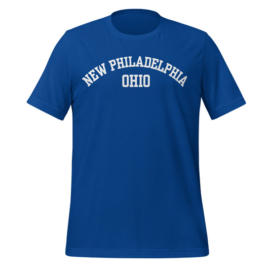 New Philadelphia Ohio Block Short Sleeve Unisex t-shirt New Philadelphia Ohio Block Short Sleeve Unisex t-shirt