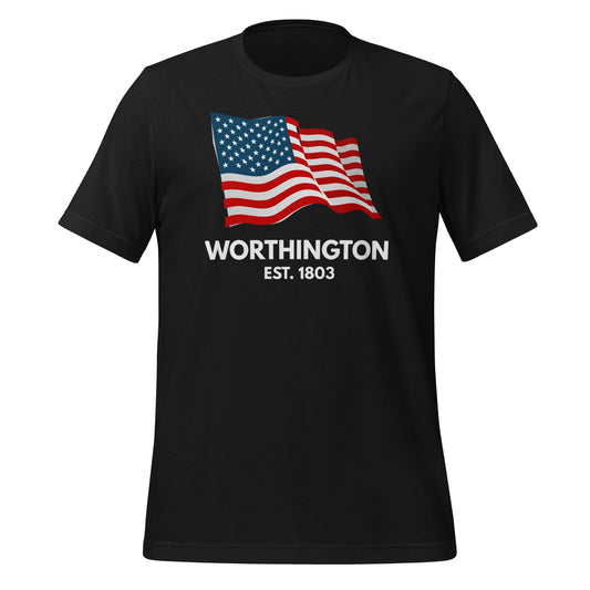 Worthington Ohio USA Short Sleeve Unisex T-shirt Worthington Ohio USA Short Sleeve Unisex T-shirt