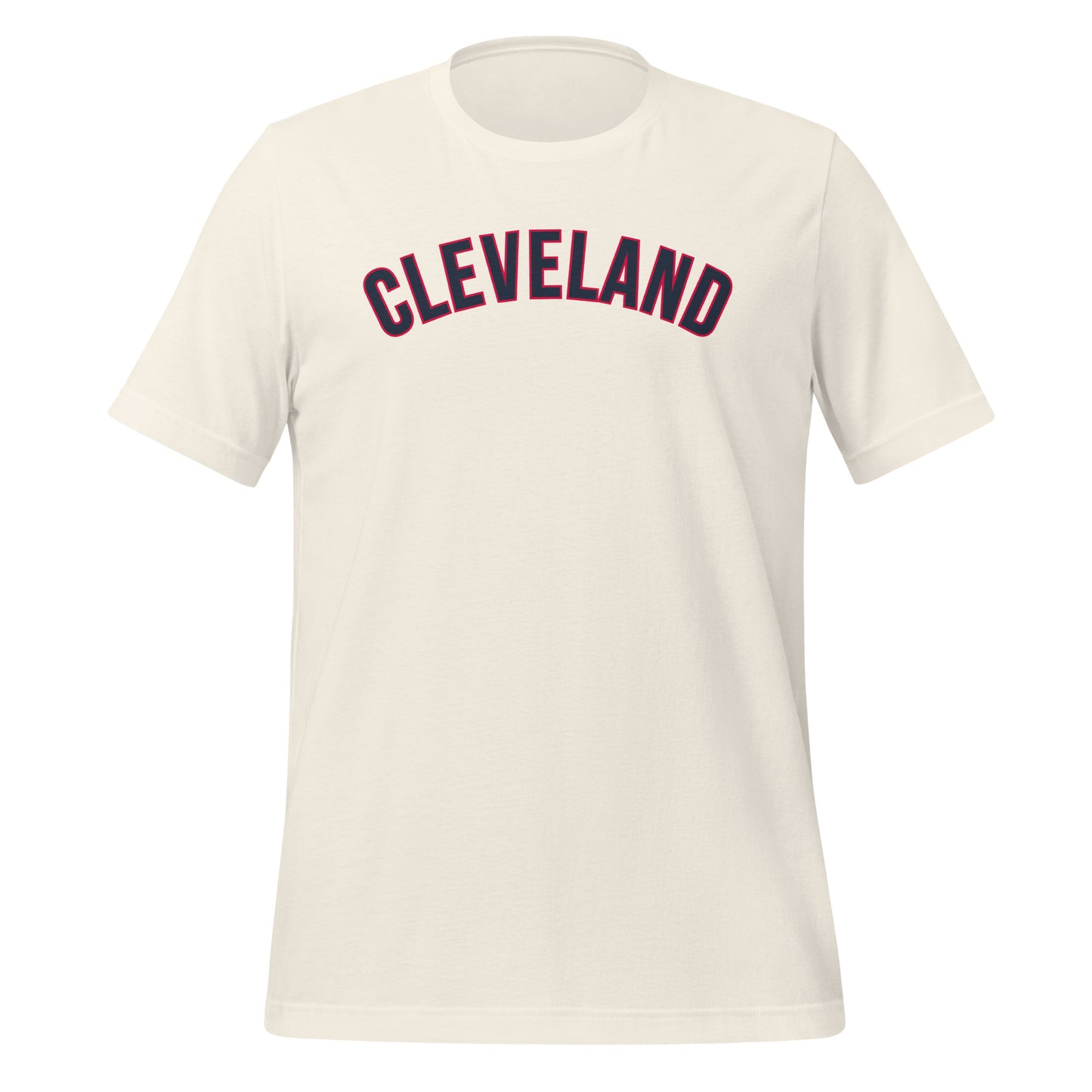 Cleveland Baseball Solo Block Blue Letters Unisex T-shirt Cleveland Baseball Solo Block Blue Letters Unisex T-shirt