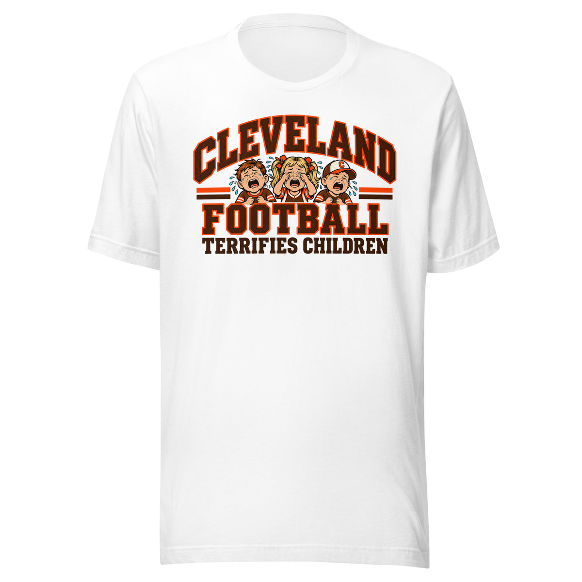 Cleveland Football Terrifies Children T-Shirt Unisex t-shirt Cleveland Football Terrifies Children T-Shirt Unisex t-shirt
