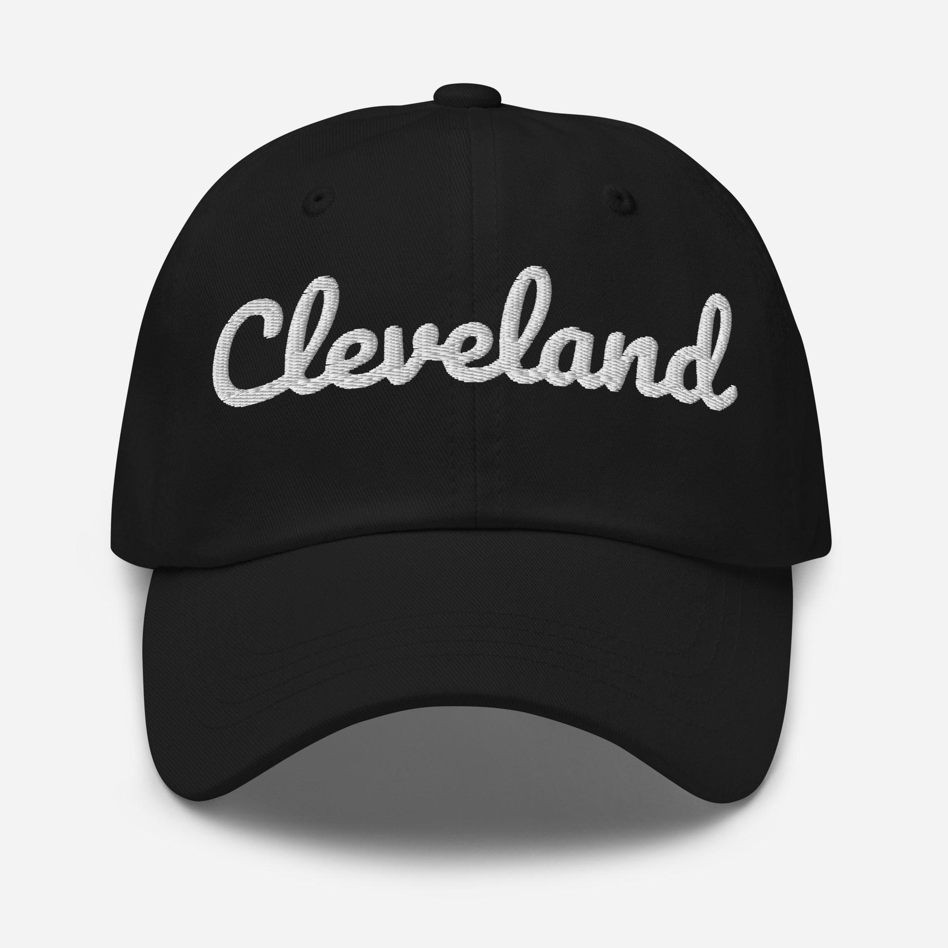 Cleveland Ohio Solo Script Adjustable Embroidered Dad hat