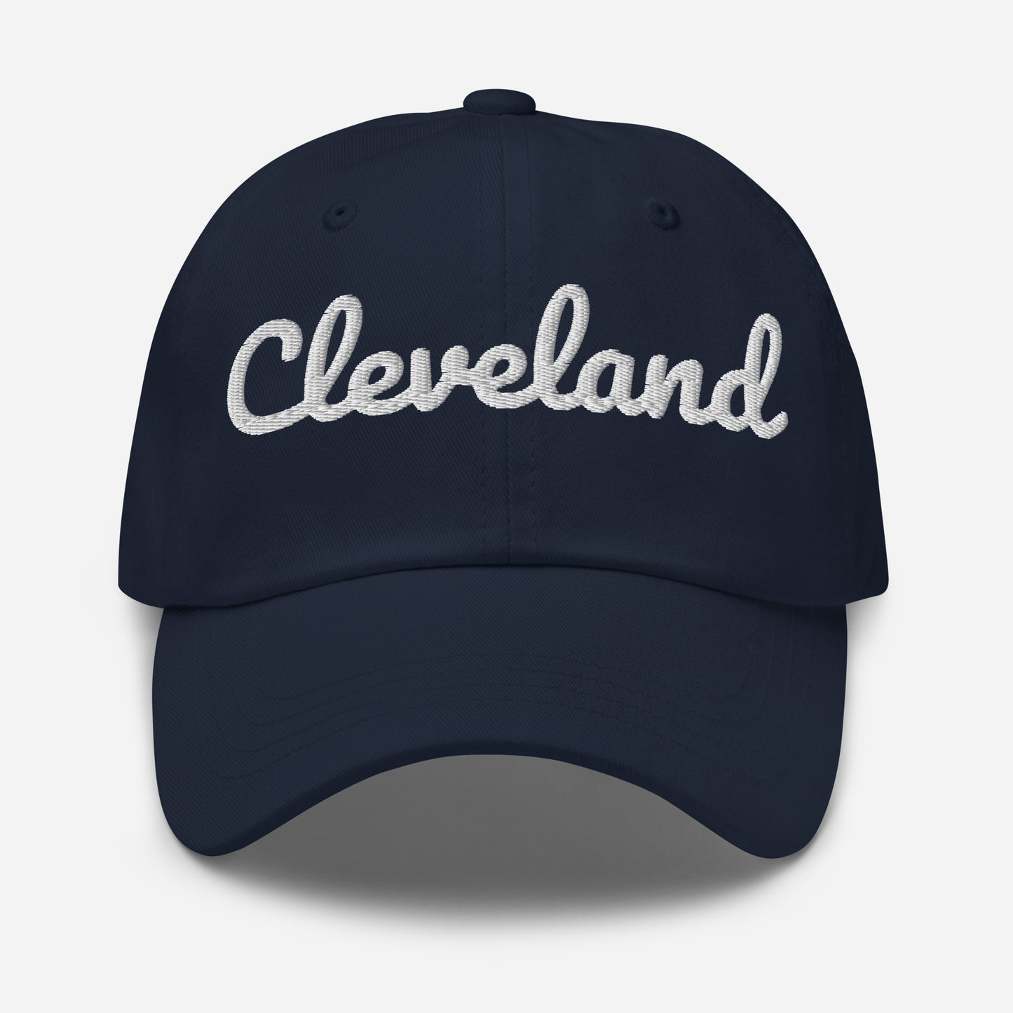 Cleveland Ohio Solo Script Adjustable Embroidered Dad hat