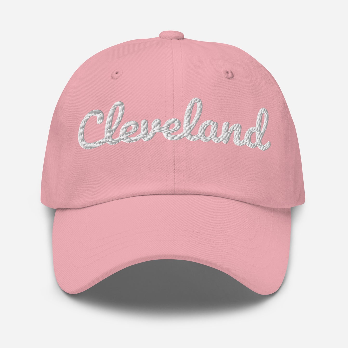 Cleveland Ohio Solo Script Adjustable Embroidered Dad hat