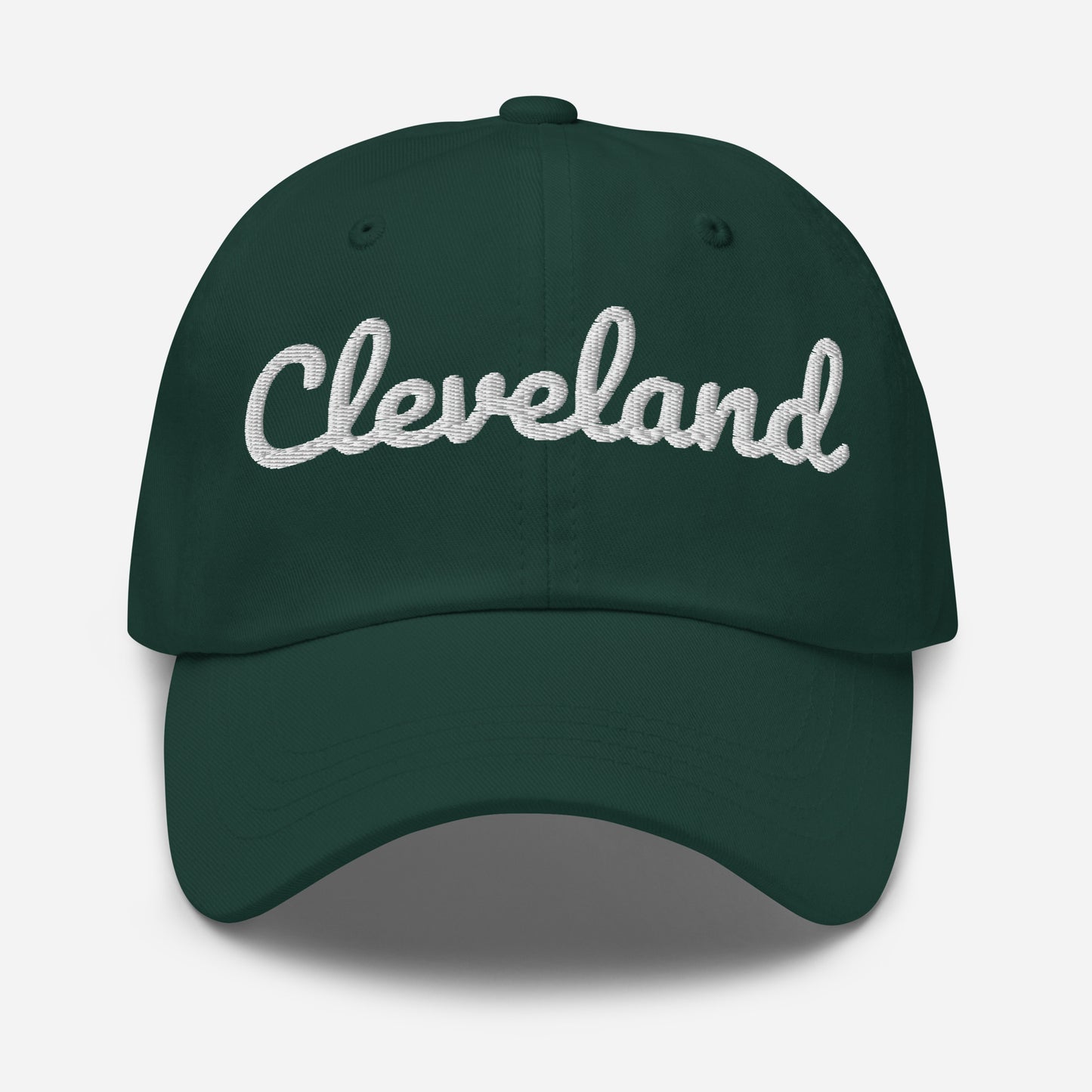 Cleveland Ohio Solo Script Adjustable Embroidered Dad hat