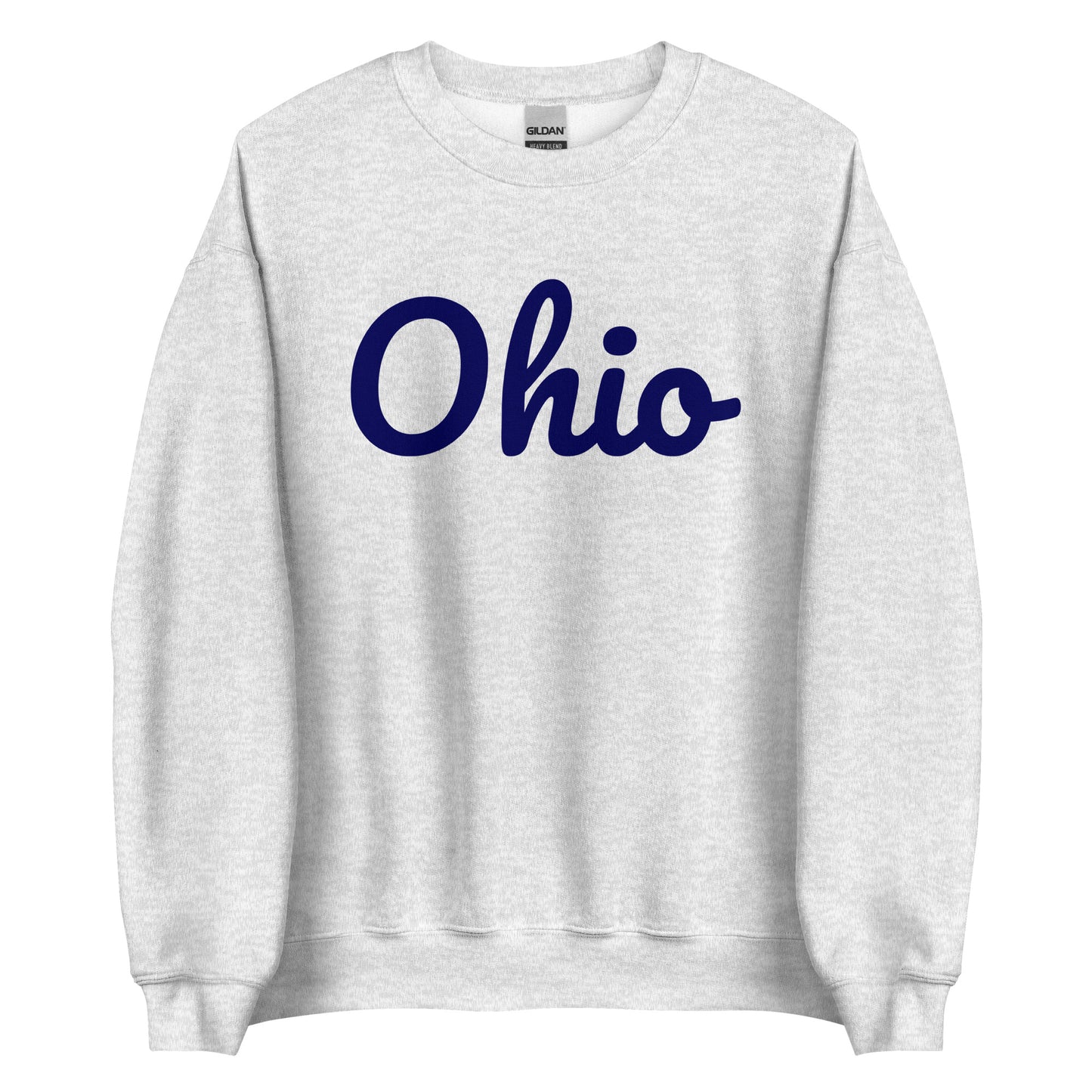 State of Ohio Navy Blue Solo Script Unisex Sweatshirt
