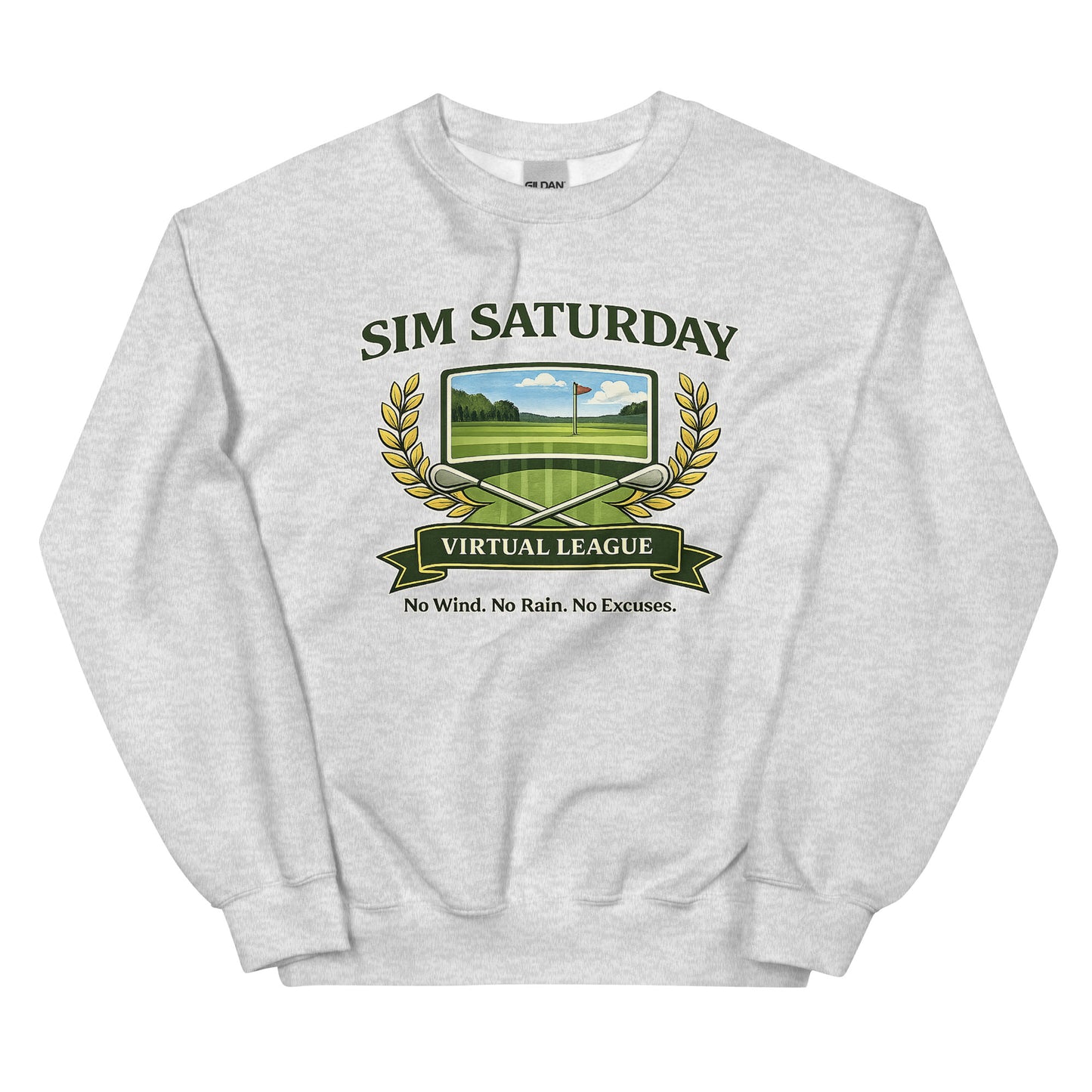 Simulator (SIM) Saturday Golf Unisex Sweatshirt