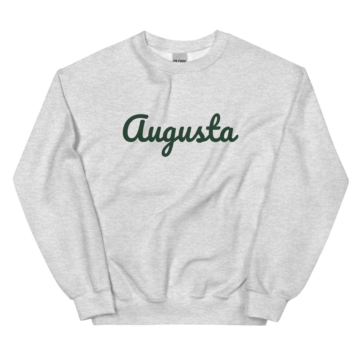 Augusta, Georgia Solo Script - Green - Unisex Sweatshirt