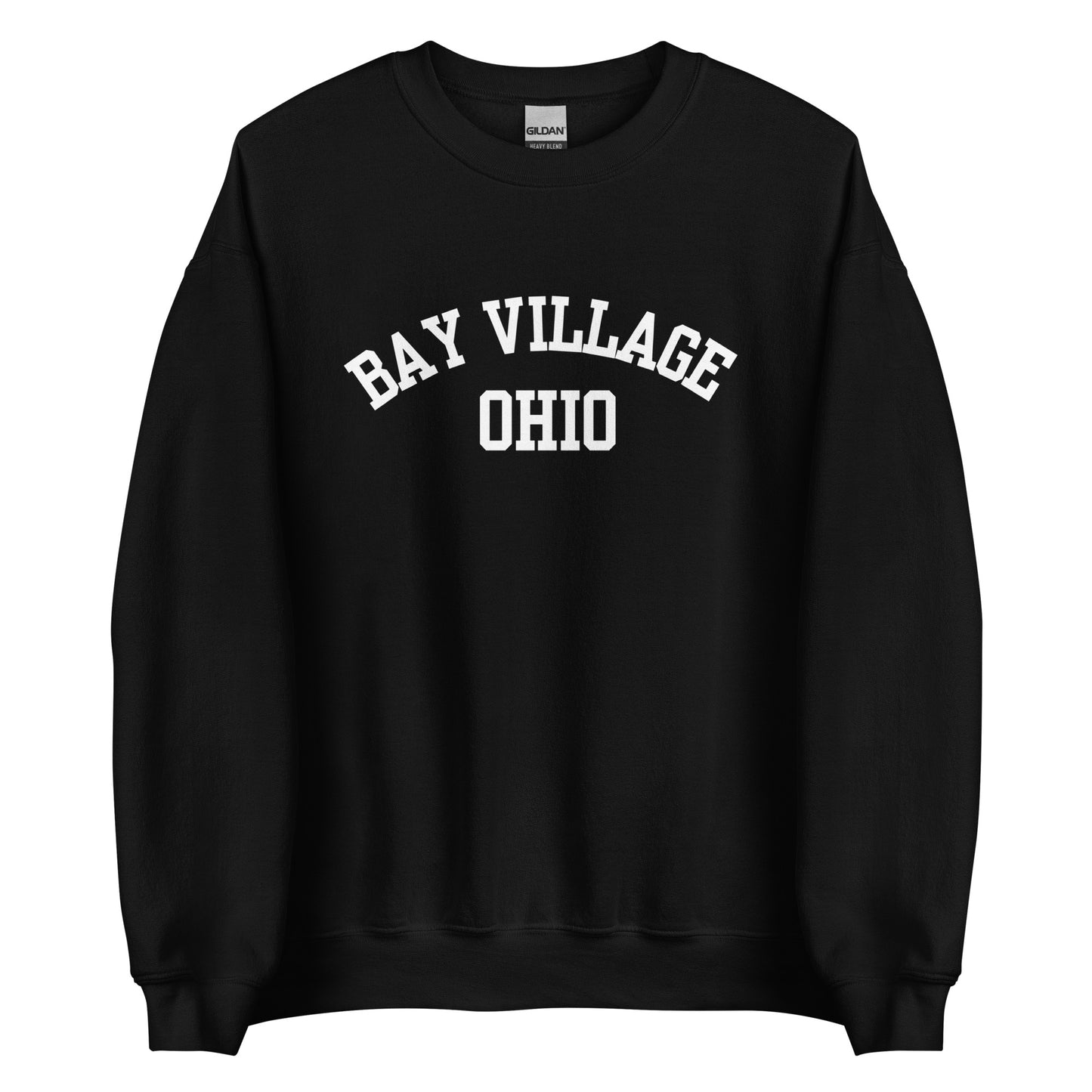 Bay Village Ohio Block Crewneck Unisex Sweatshirt