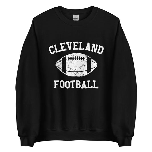 Cleveland Ohio Football Crewneck Unisex Sweatshirt