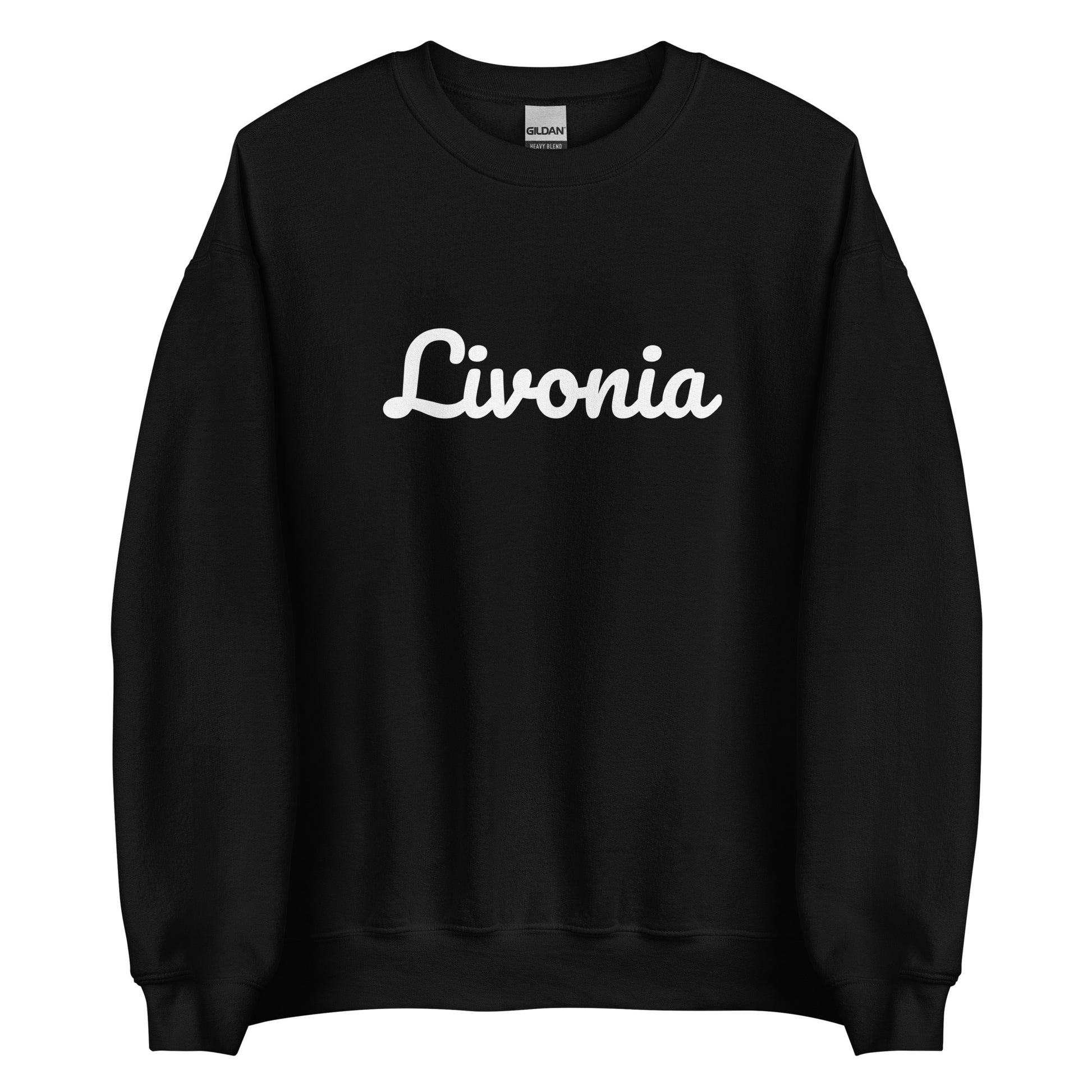 Livonia Michigan Solo Script Unisex Sweatshirt