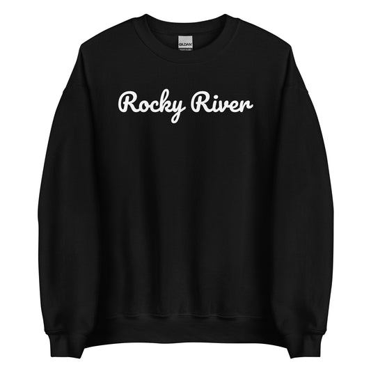 Rocky River Solo Script Crewneck Unisex Sweatshirt