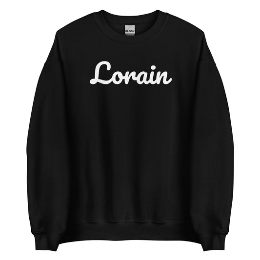 Lorain Ohio Solo Script Crewneck Unisex Sweatshirt