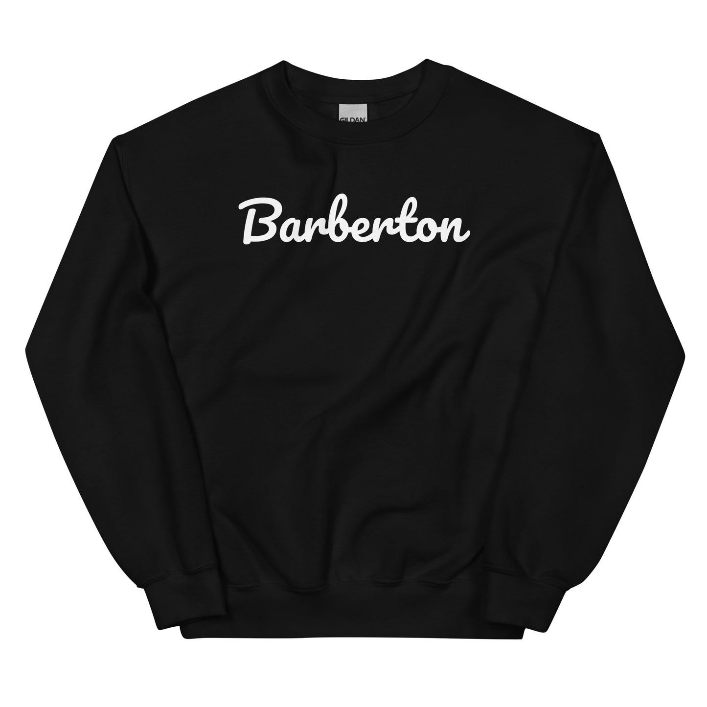 Barberton Ohio Solo Script Crewneck Unisex Sweatshirt