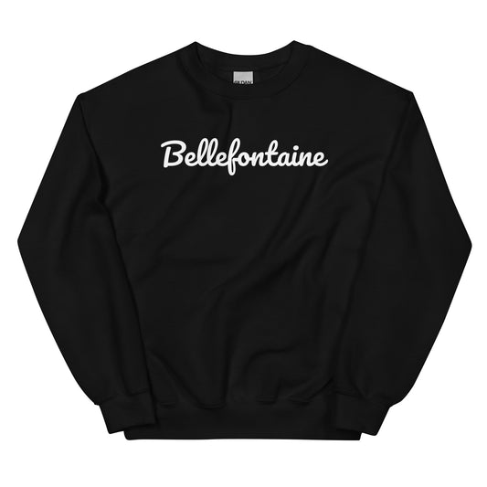 Bellefontaine Ohio Solo Script Crewneck Unisex Sweatshirt