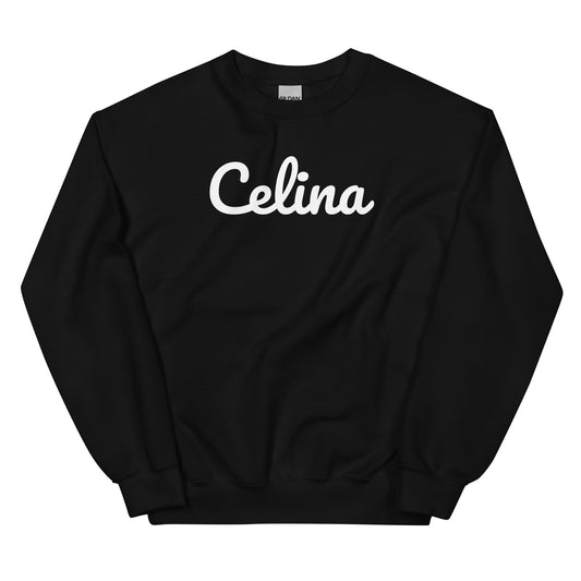Celina Ohio Solo Script Crewneck Unisex Sweatshirt