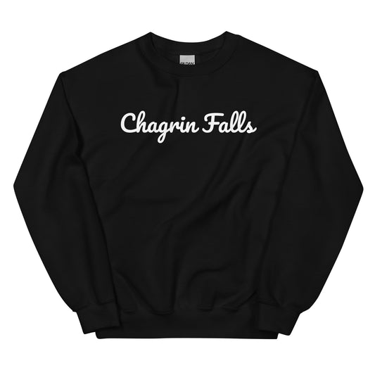 Chagrin Falls Ohio Solo Script Crewneck Unisex Sweatshirt