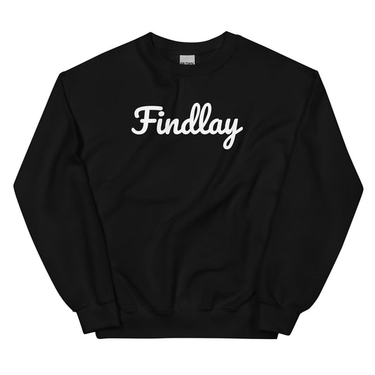 Findlay Ohio Solo Script Crewneck Unisex Sweatshirt