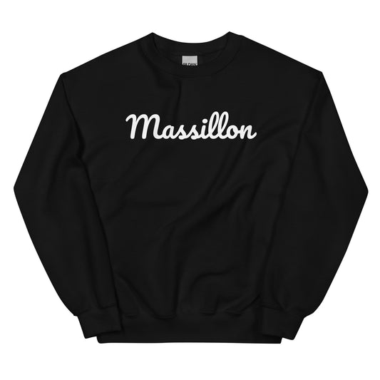 Massillon Ohio Solo Script Crewneck Unisex Sweatshirt