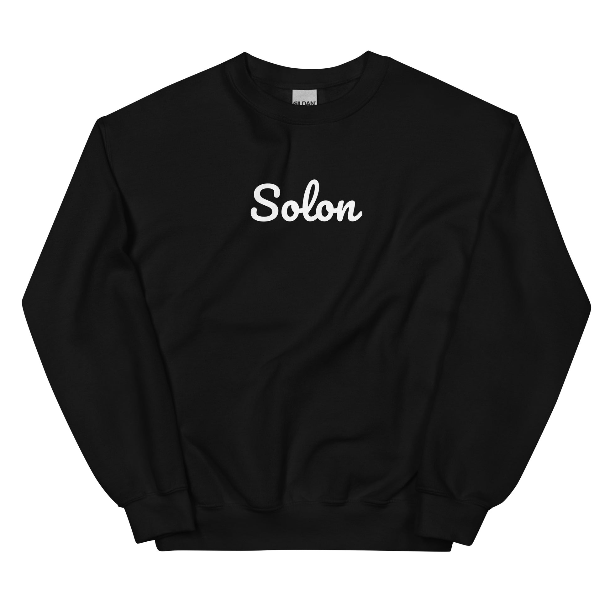 Solon Ohio Solo Script Crewneck Unisex Sweatshirt