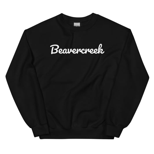 Beavercreek Ohio Solo Script Crewneck Unisex Sweatshirt