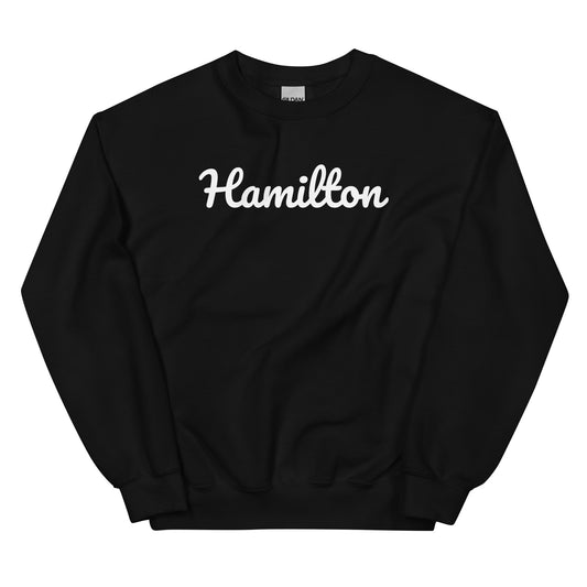 Hamilton Ohio Solo Script Crewneck Unisex Sweatshirt