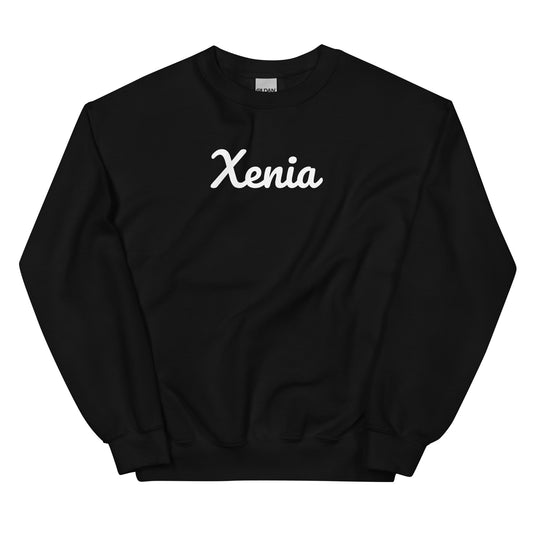 Xenia Ohio Solo Script Crewneck Unisex Sweatshirt