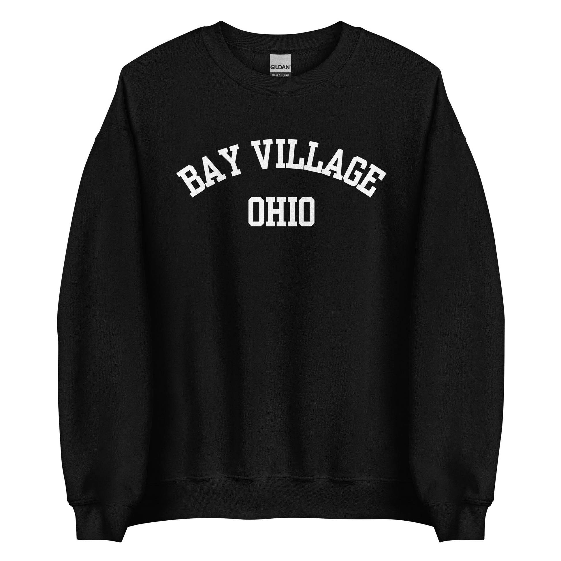 Bay Village, Ohio Block Crewneck Sweatshirt