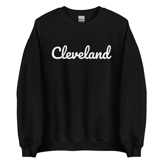Cleveland Solo Script Crewneck Unisex Sweatshirt