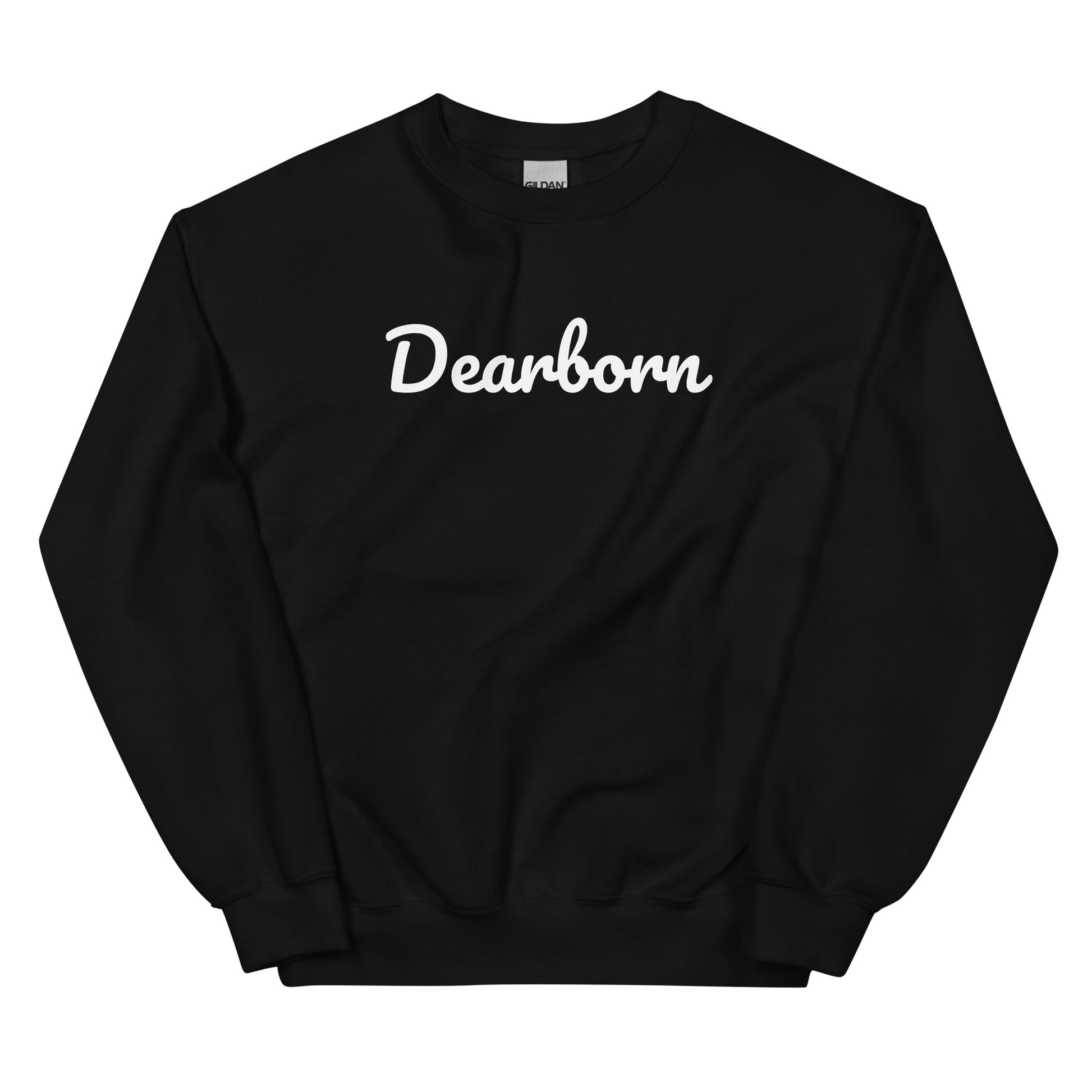 Dearborn Michigan Solo Script Crewneck Unisex Sweatshirt