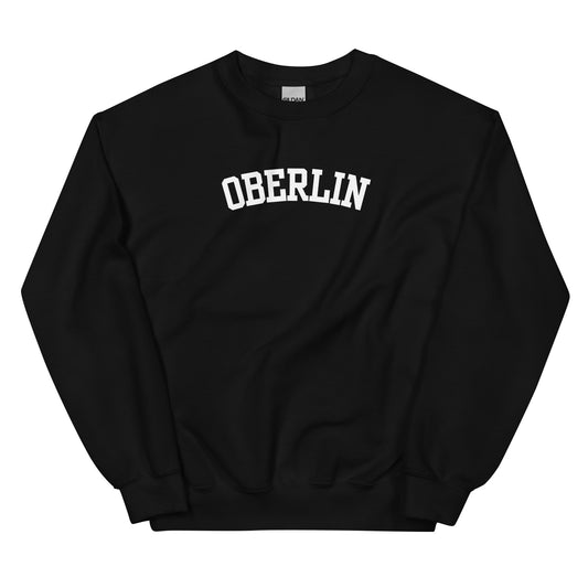 Oberlin Ohio Block Solo Crewneck Unisex Sweatshirt