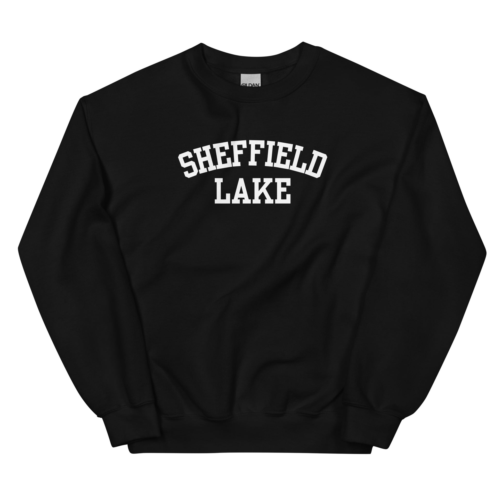 Sheffield Lake Ohio Block Solo Crewneck Unisex Sweatshirt