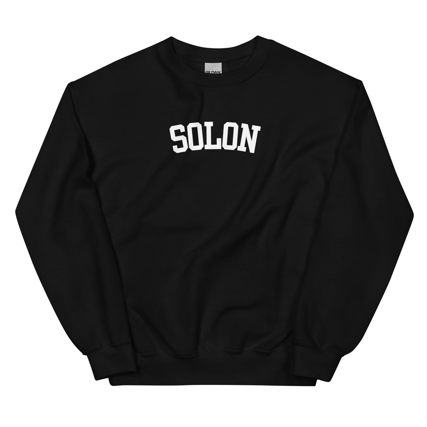 Solon Ohio Block Solo Crewneck Unisex Sweatshirt