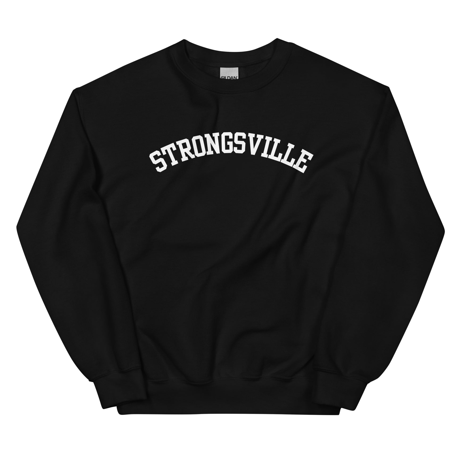 Strongsville Ohio Block Solo Crewneck Unisex Sweatshirt