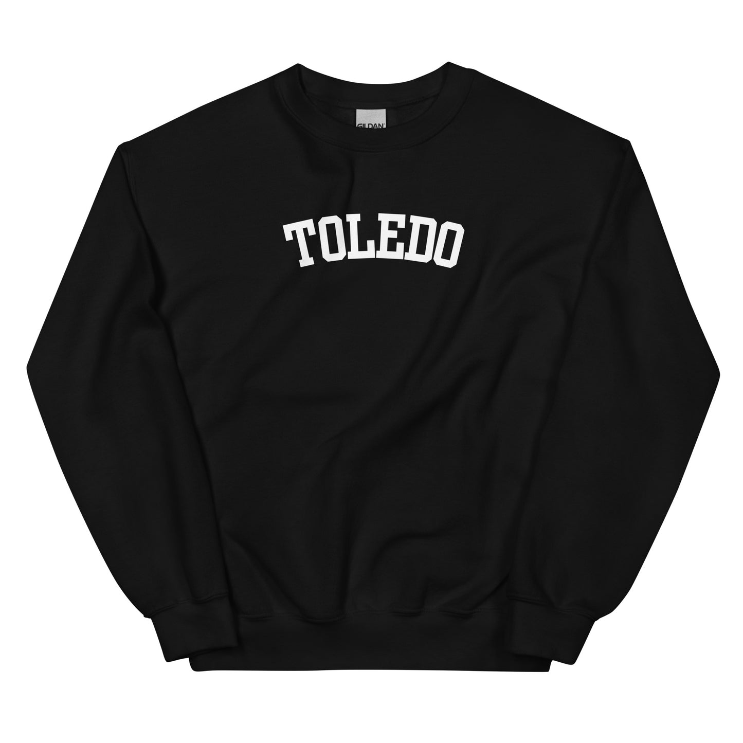 Toledo Ohio Block Solo Crewneck Unisex Sweatshirt