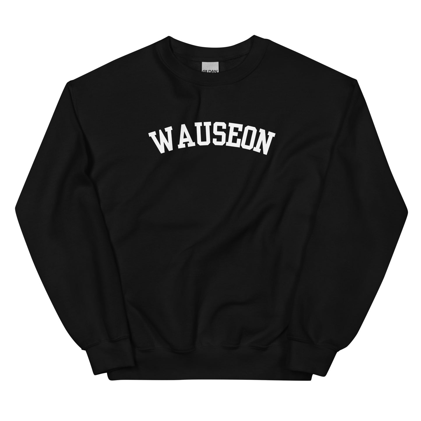 Wauseon Ohio Block Solo Crewneck Unisex Sweatshirt