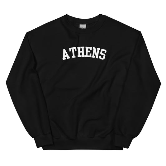 Athens Ohio Block Solo Crewneck Unisex Sweatshirt