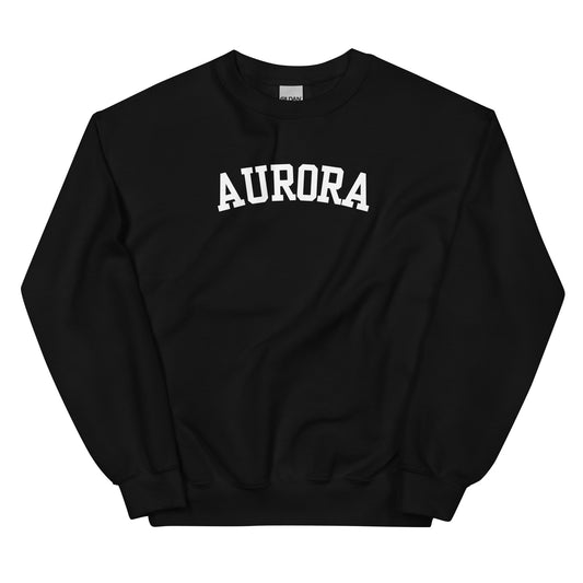 Aurora Ohio Block Solo Crewneck Unisex Sweatshirt
