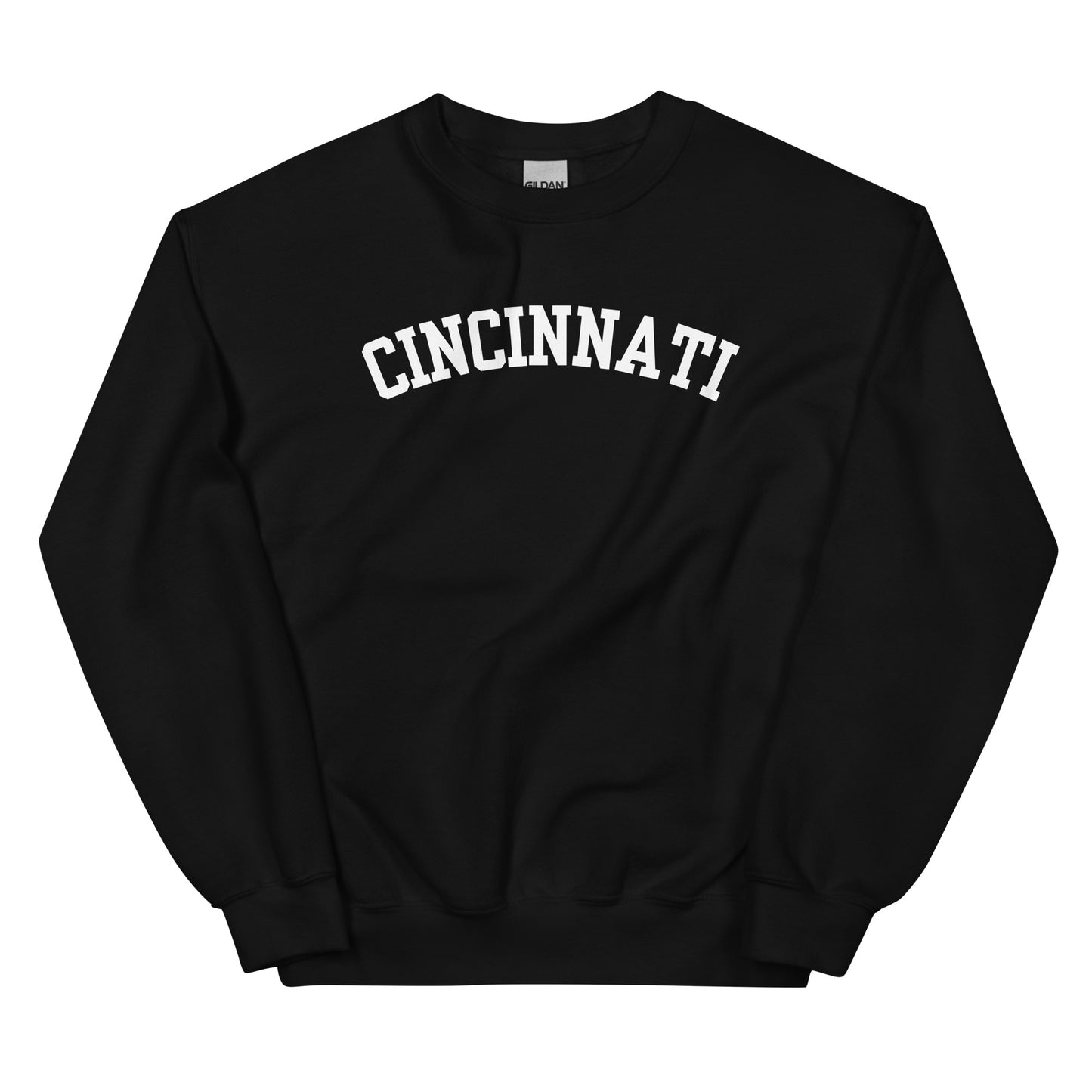 Cincinnati Ohio Block Solo Crewneck Unisex Sweatshirt