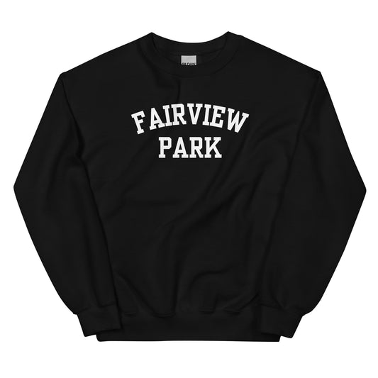 Fairview Park Ohio Block Solo Crewneck Unisex Sweatshirt