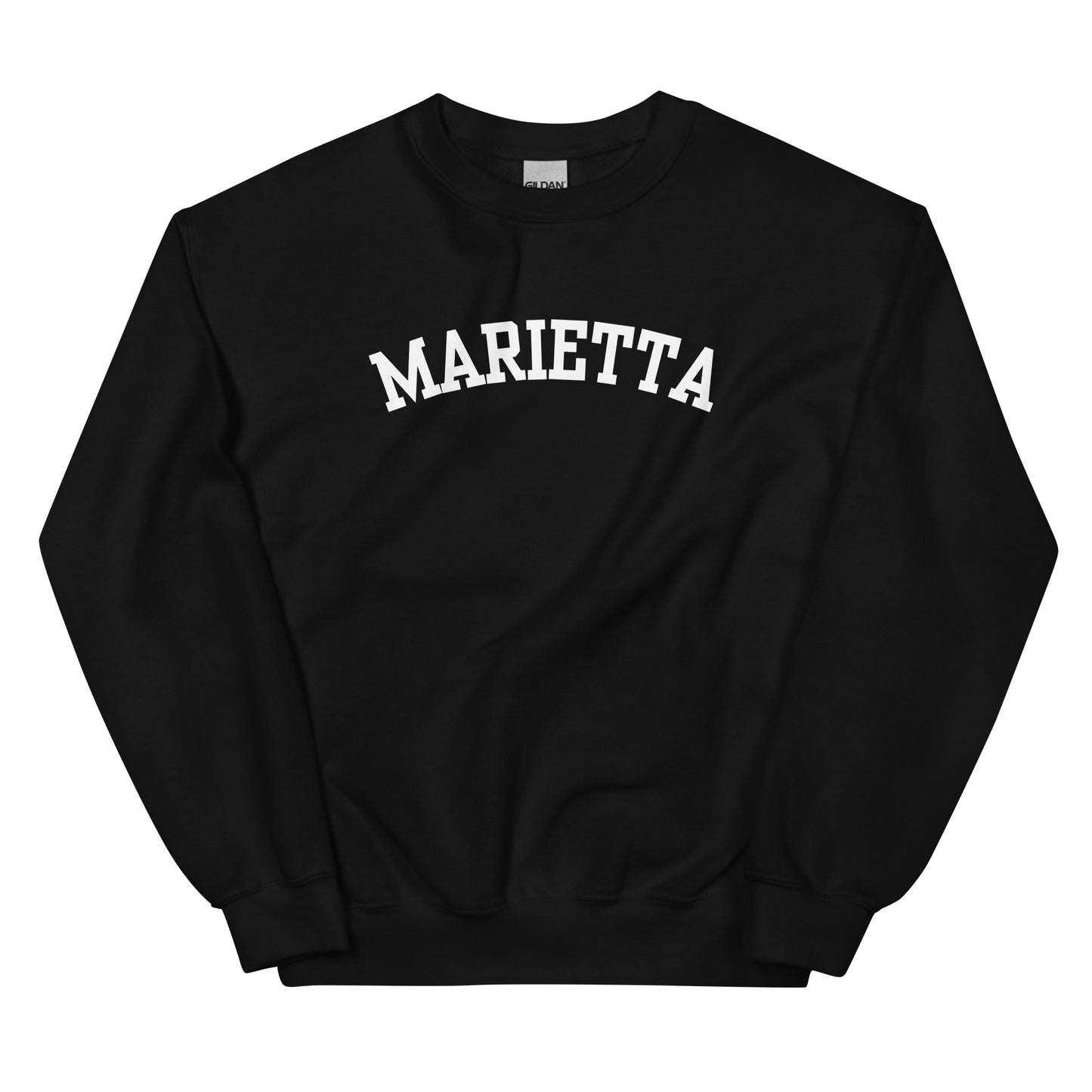 Marietta Ohio Block Solo Crewneck Unisex Sweatshirt