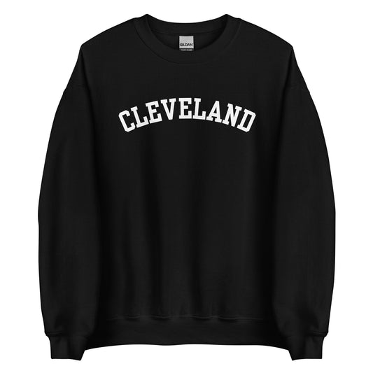 Cleveland Ohio Solo Block Crewneck Unisex Sweatshirt