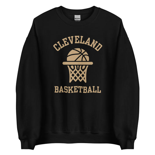 Cleveland Ohio Basketball Crewneck Unisex Sweatshirt