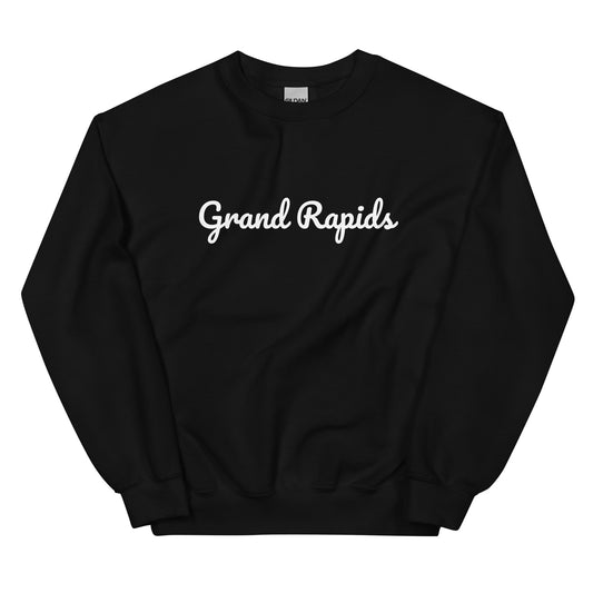 Grand Rapids, Michigan Solo Script Unisex Sweatshirt