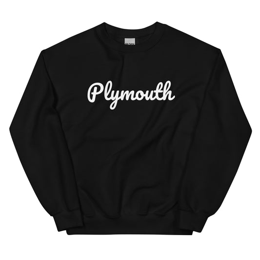 Plymouth, Michigan Solo Script Unisex Sweatshirt