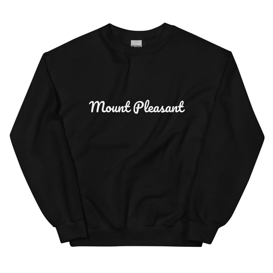 Mount Pleasant, Michigan Solo Script Unisex Sweatshirt