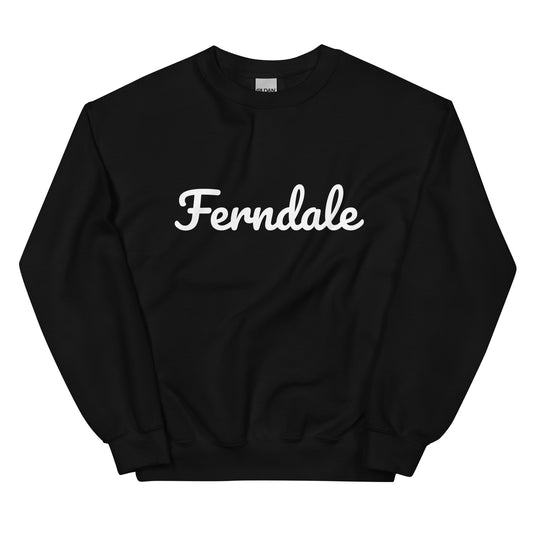 Ferndale, Michigan Solo Script Unisex Sweatshirt
