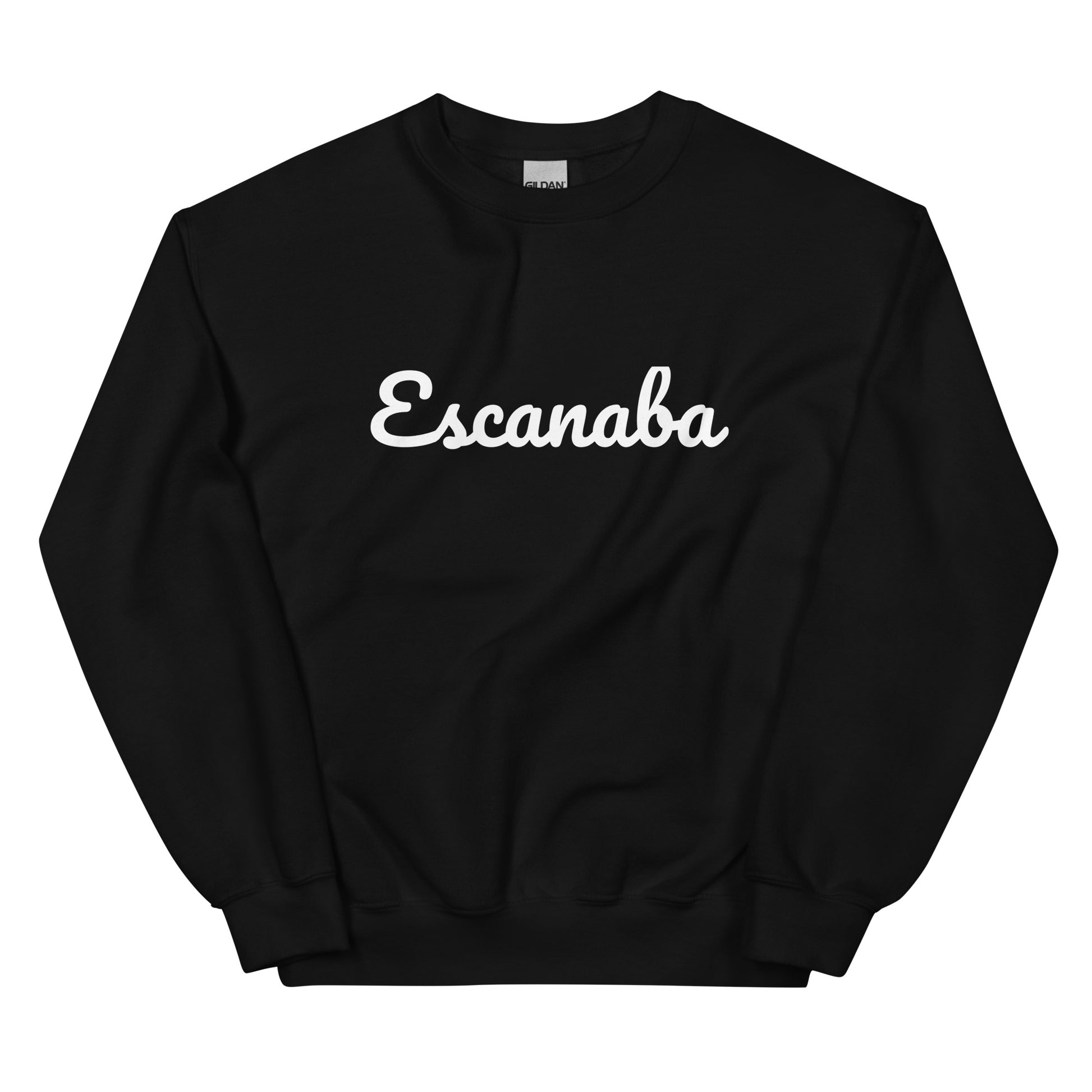Escanaba, Michigan Solo Script Unisex Sweatshirt