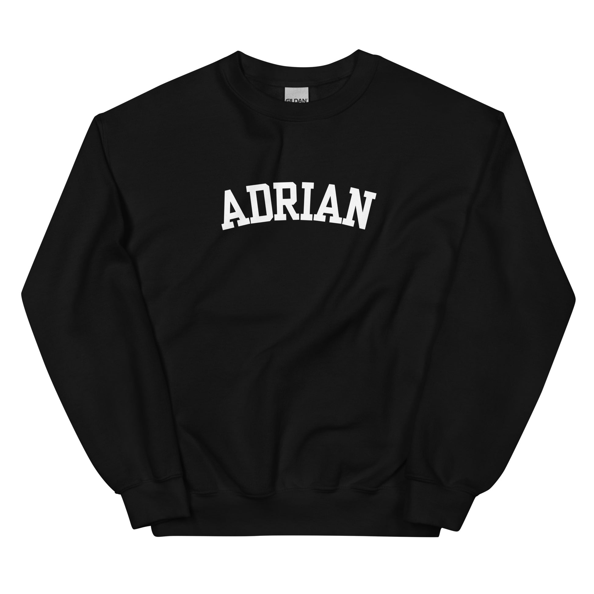 Adrian, Michigan Block Solo Unisex Sweatshirt