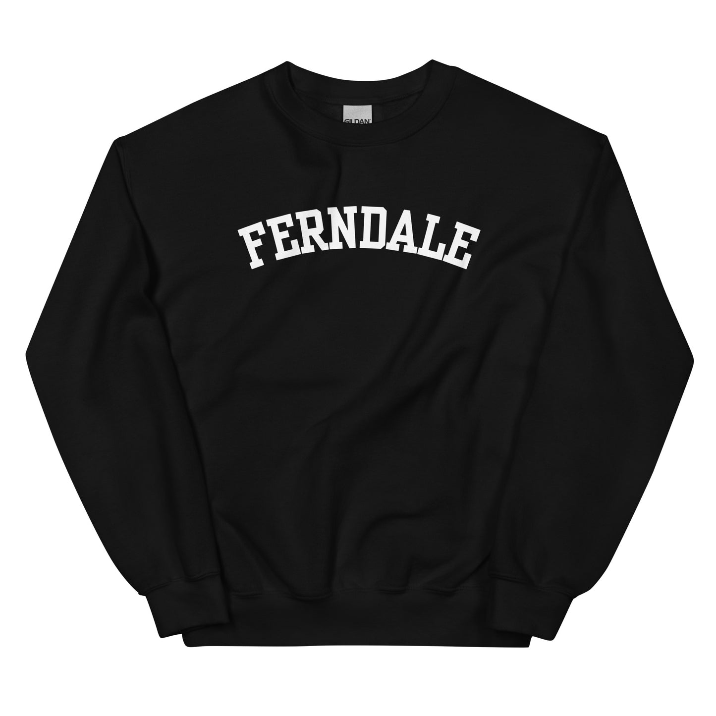 Ferndale, Michigan - Block Solo Crewneck Unisex Sweatshirt